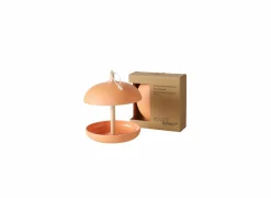 Vogelhuisje Giardino Ø21cm - kunststof/bamboe - oranje