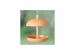 Vogelhuisje Giardino Ø21cm - kunststof/bamboe - oranje