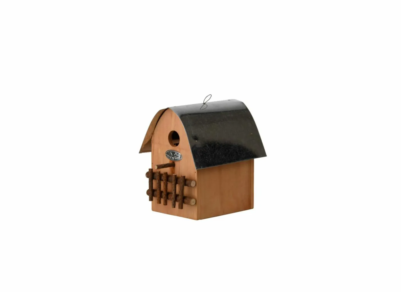 Vogelhuisje groen oranje geel