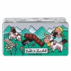 Voorraadpot Deco Chocolat 23,5x7,5xH12,5cm - metaal - multicolor