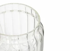 Voorraadpot Harmony 0,3L - glas - transparant & acacia