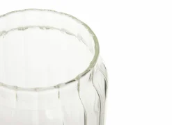 Voorraadpot Harmony 1L - glas - transparant & acacia