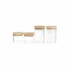 Voorraadpot 0,5L+1L set van 4