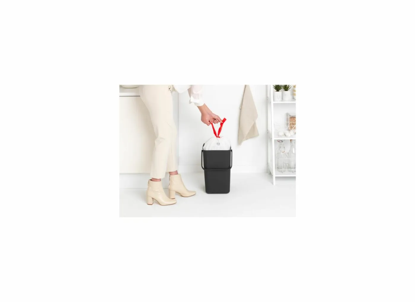 Vuilbak Sort & Go Brabantia 25L grijs