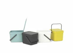 Vuilbak Sort & Go Brabantia 6L grijs