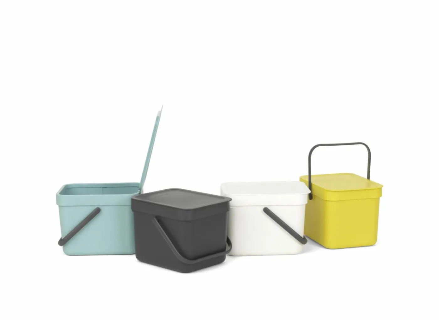Vuilbak Sort & Go Brabantia 6L grijs