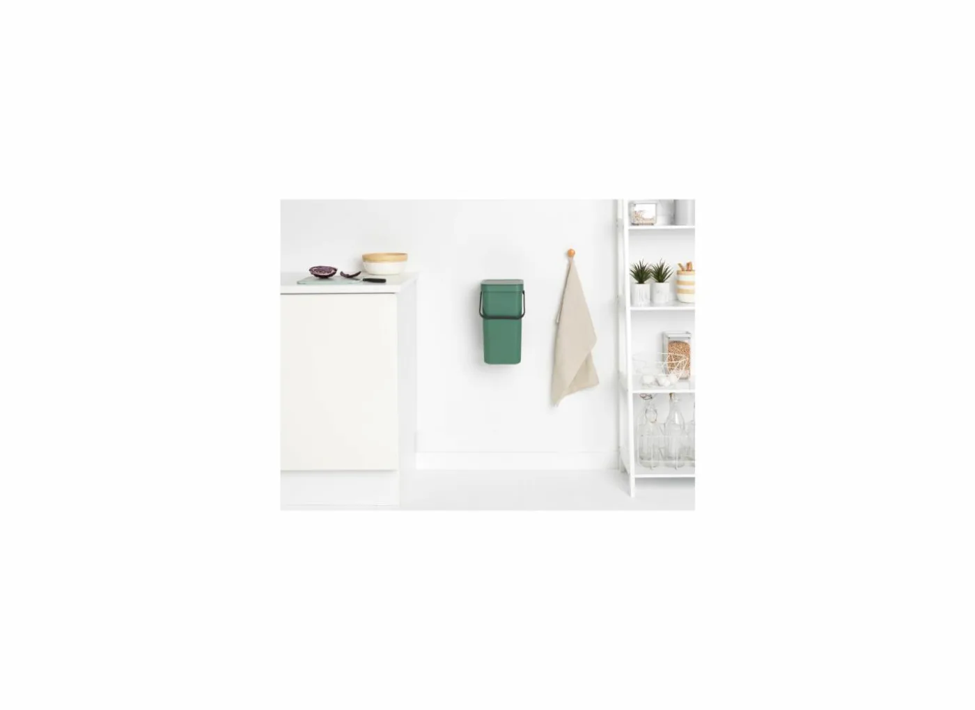 Vuilbak Sort & Go Brabantia 12L groen