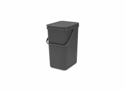 Vuilbak Sort & Go Brabantia 12L grijs