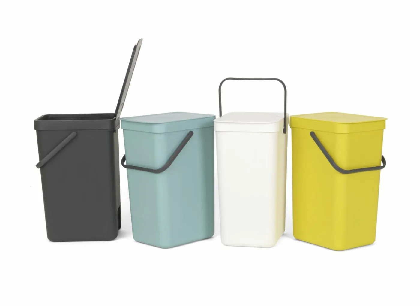 Vuilbak Sort & Go Brabantia 16L grijs