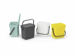 Vuilbak Sort & Go Brabantia 3L grijs