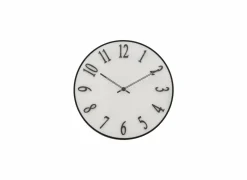 Wandklok Edgar  Ø35cm - kunststof/glas - wit