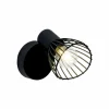 Wandlamp Elhi zwart 40W E14