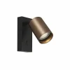 Wandlamp Geborsteld Brons GU10
