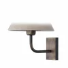 Wandlamp goud 60W E27