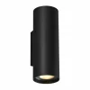 Wandlamp GU10 - aluminium - zwart