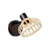 Wandlamp Norah zwart naturel 40W E27