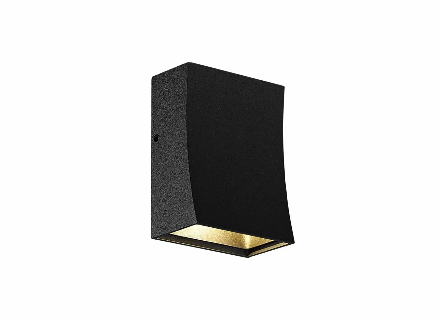 Wandlamp zwart 3W CREE LED