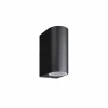 Wandlamp zwart 35W GU10