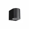 Wandlamp zwart 35W GU10
