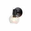 Wandlamp zwart 1x40W E14