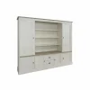 Wandmeubel 259cm - decor - lariks & bruine eik