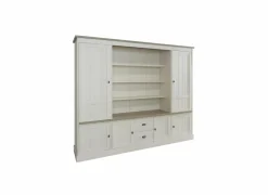 Wandmeubel 259cm - decor - lariks & bruine eik