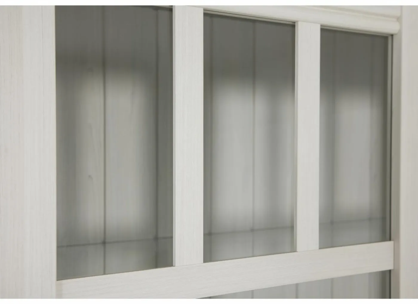 Wandmeubel 259cm - decor - lariks & bruine eik