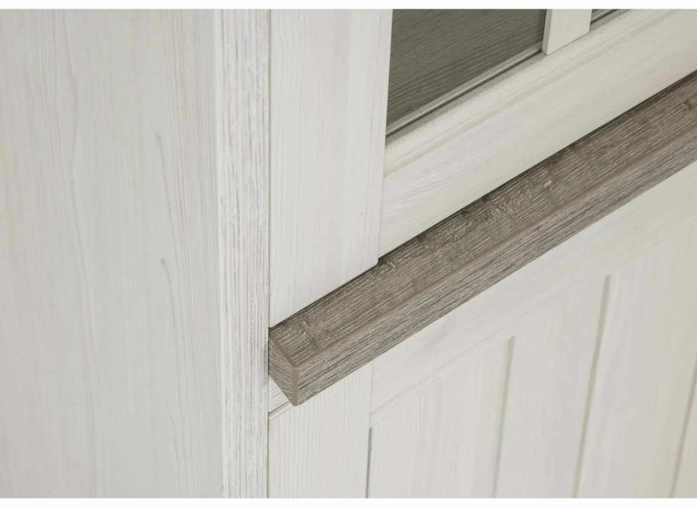 Wandmeubel 259cm - decor - lariks & bruine eik