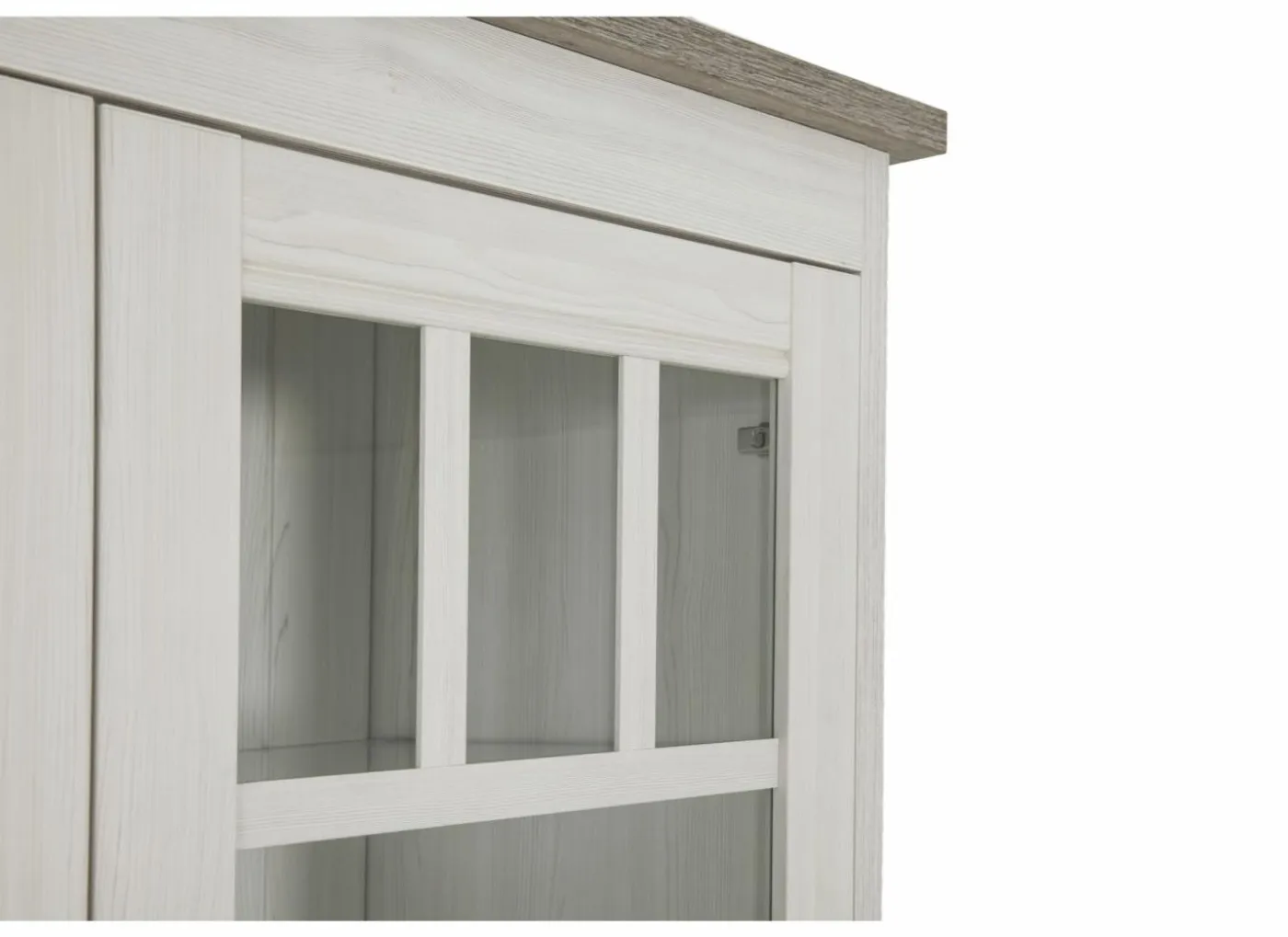 Wandmeubel 259cm - decor - lariks & bruine eik