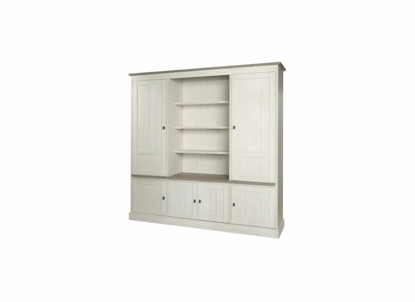 Wandmeubel 215cm - decor - lariks & bruine eik