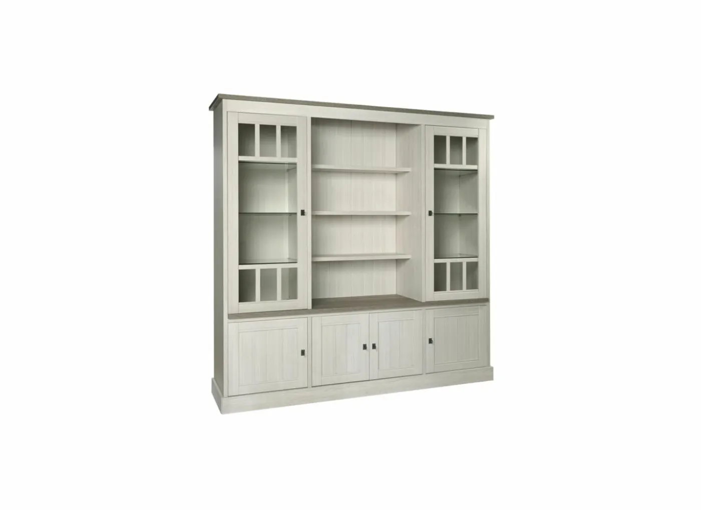 Wandmeubel 215cm - decor - lariks & bruine eik