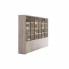 Wandmeubel Lucca 205cm - decor - millenium eik & lichtgrijs