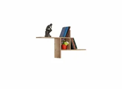 Wandplank Adelaide 100x18x50cm - melamine - bruin