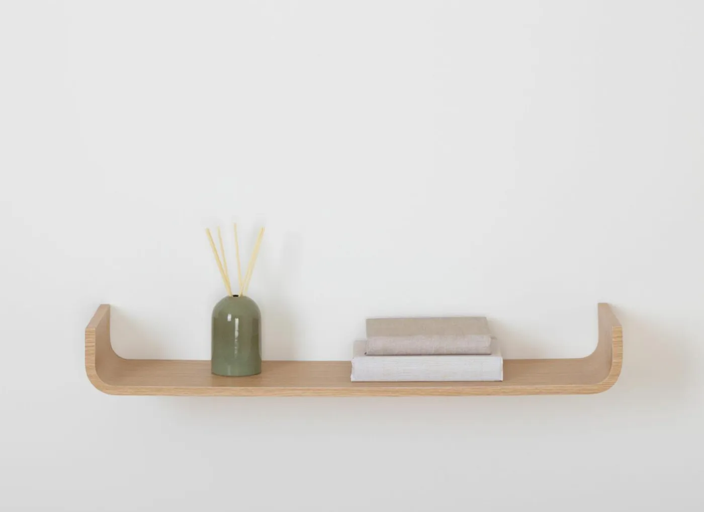 Wandplank Fixy 80x20xH10cm - MDF - naturel