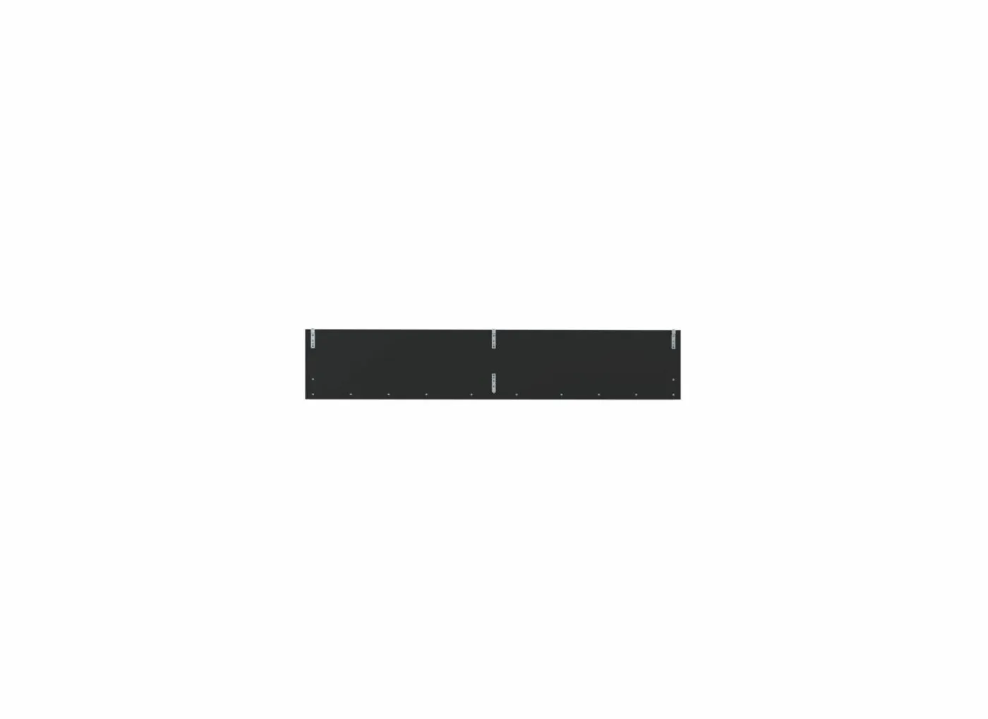 Wandplank Kaszimiro 160x22x30cm - decor - waterford eik & zwart