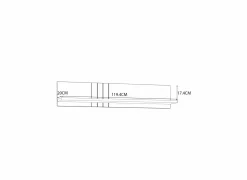 Wandplank Killarney 120x22x24cm - decor - mauvella oak & sand