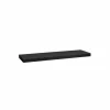 Wandplank 80x23,5x3,8cm - 100% FSC - zwart