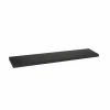Wandplank 120x23,5x3,8cm zwart