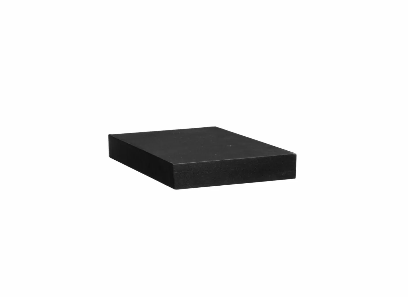 Wandplank 23,5x23,5x3,8cm zwart