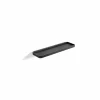 Wandplank 44x11x2,5cm zwart