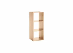 Wandrek Mix N' Modul 3 vakken 34,5x32x100,5cm - decor - naturel