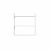 Wandrek Tomado 70x21x68cm - staal - wit