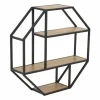 Wandrek 77x20x77cm - decor - eik