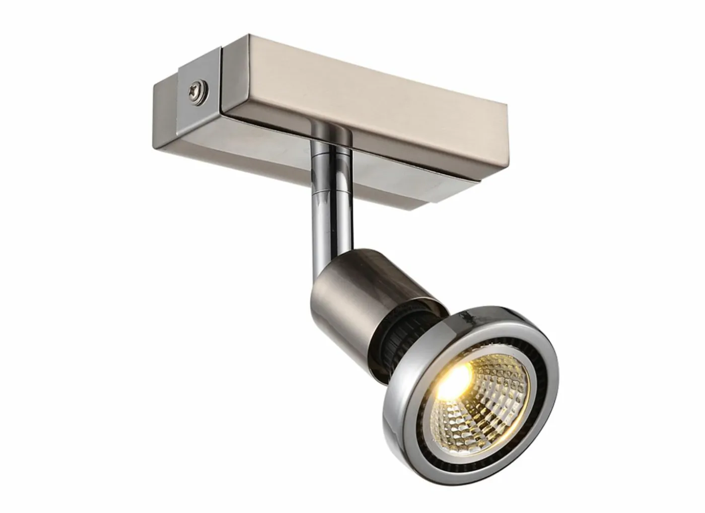 Wandspot chroom geborsteld staal 5W GU10
