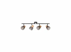 Wandspot Flaka zwart 6W