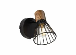 Wandspot Manama zwart 18W E14
