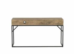 Wandtafel Angkor 140x40cm - mango massief - naturel