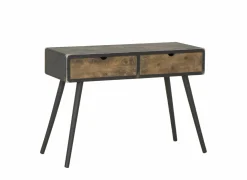 Wandtafel Esperanto 100x42x72cm - den massief & decor - naturel/zwart