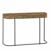 Wandtafel Vendetta 120x30cm - hout massief - bruin