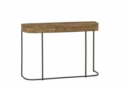 Wandtafel Vendetta 120x30cm - hout massief - bruin